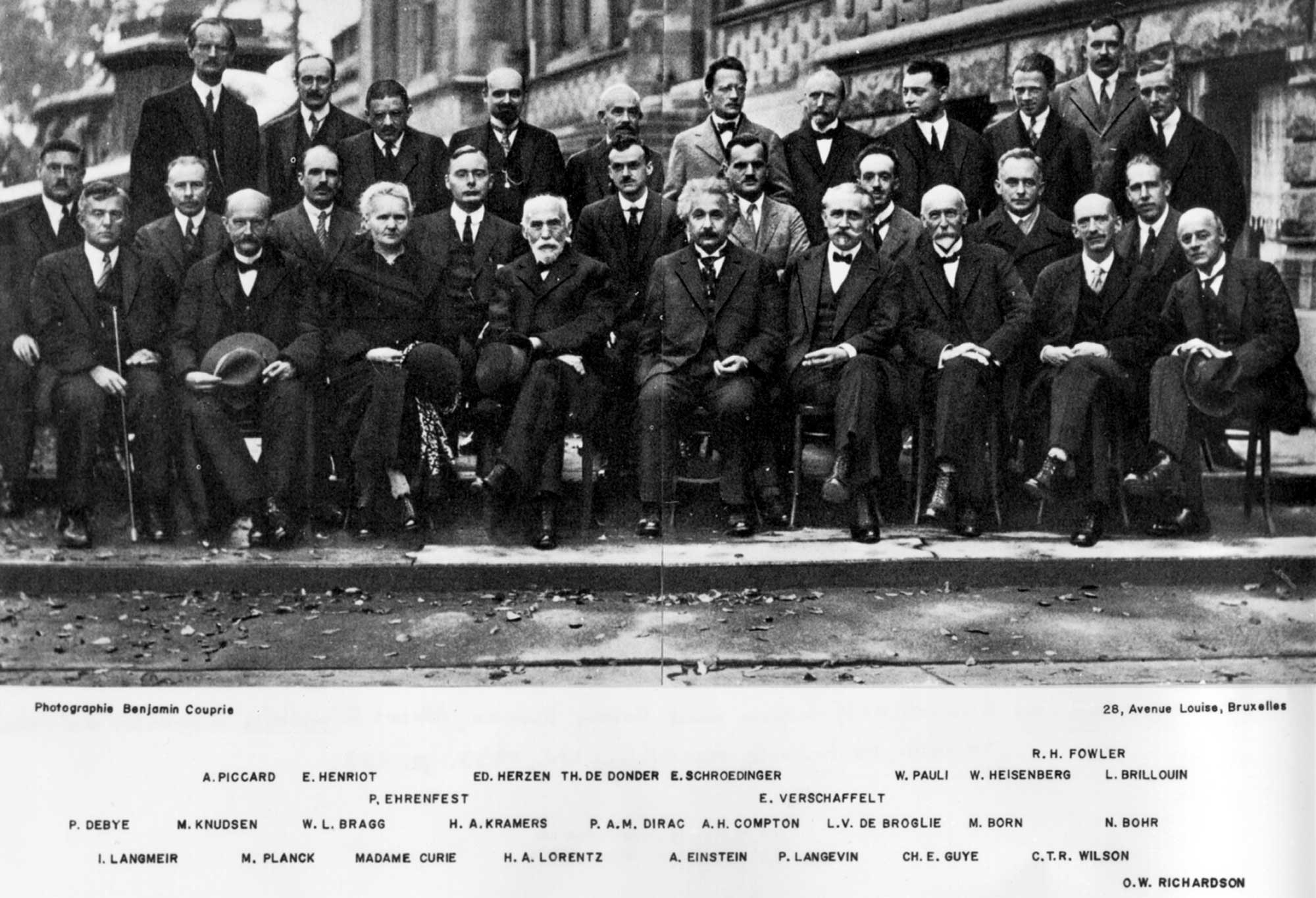 The smartest and famous group of individuals from 1927 Solvay conference